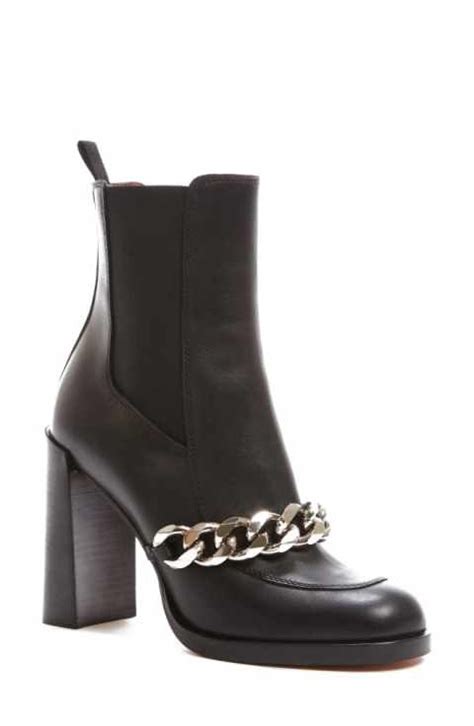 givenchy women booties with chain|Givenchy heels for women.